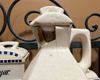 Vintage Basel Germany Ceramic Oil Cruet