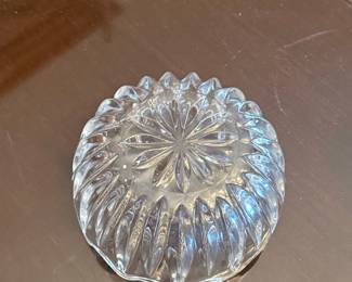 Crystal Scalloped Candy Dish
