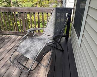 Zero Gravity Reclining Patio Chair
