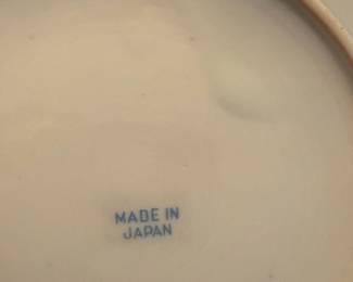 Vintage Japanese Floral Porcelain Saucer
