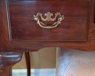 Queen Anne Style Mahogany Writing Desk