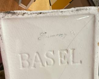 Vintage Basel "Sugar" Ceramic Kitchen Canister