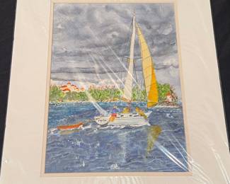 Barry Garelick Watercolor Print