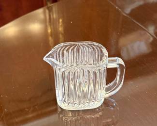 Clear Pressed Glass Creamer