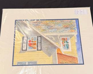 Barry Garelick Watercolor Painting 'Alone'