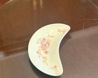 Vintage Metlox Poppytrail Peach Blossom Bone Dish