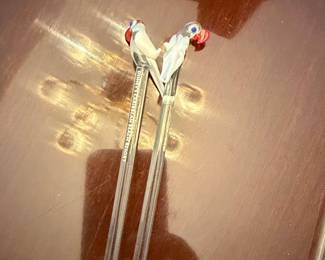 Disney's Caribbean Beach Resort Glass Swizzle Sticks