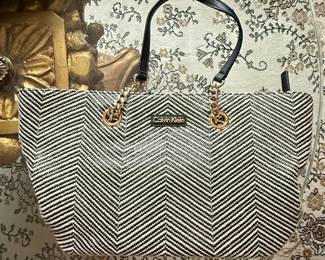 Calvin Klein Chevron Tote Bag