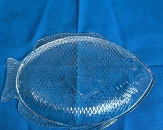 Glass Fish Platter