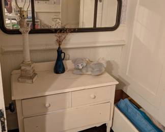 Vintage mirror/ chest