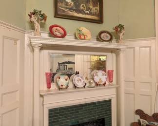 Vintage Art/ vintage plates/ platters 