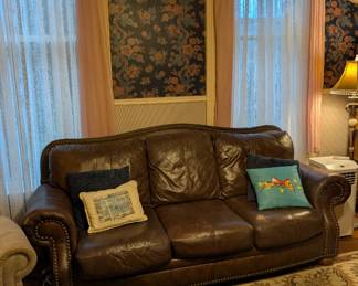 Leather sofa