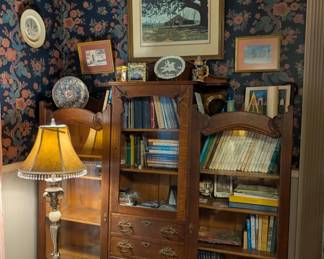 Antique bookcases/ desk