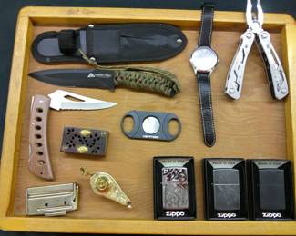 Knives Zippo Lighters