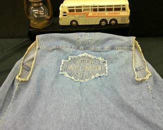 Harley Davidson Shirt Continental Trailways Bus