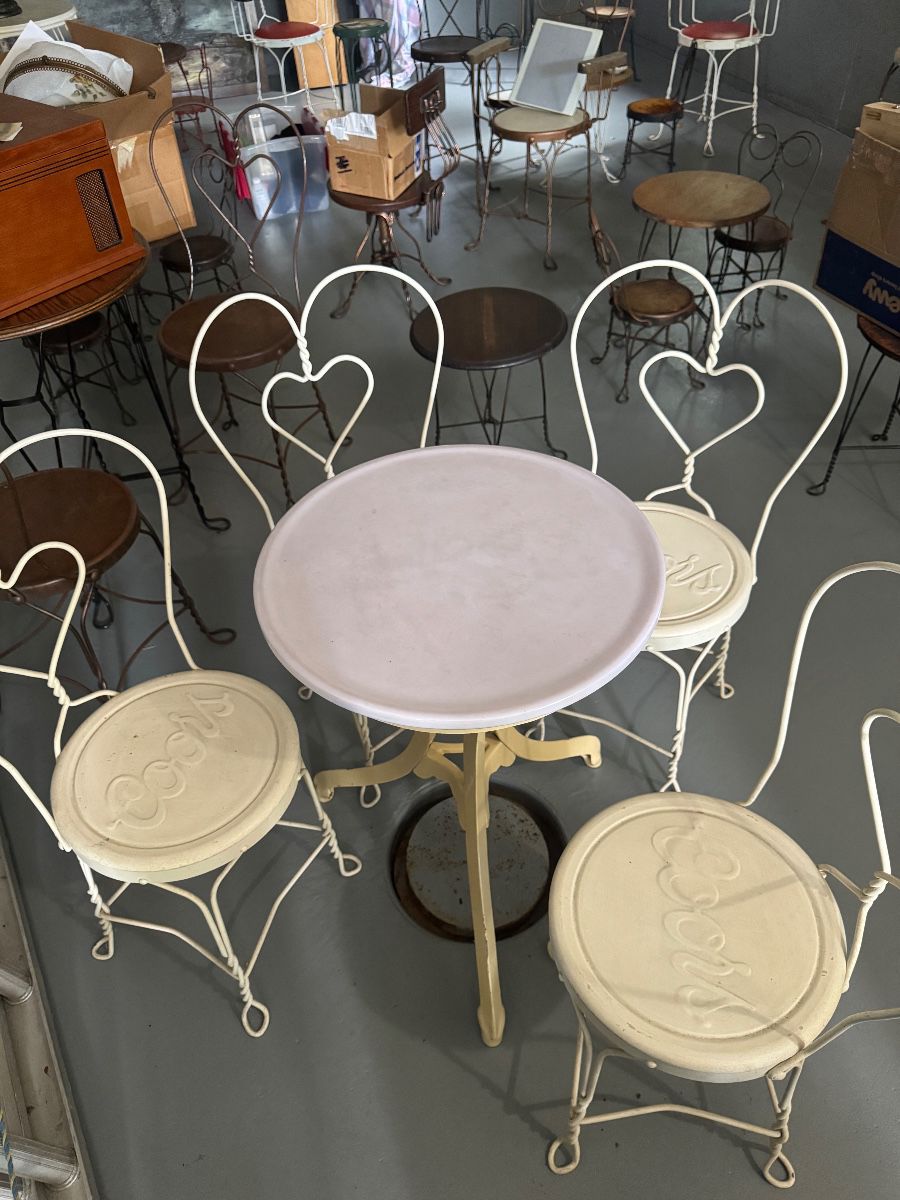 Coors Ice Cream Parlor chairs 