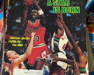 MJ! Quite a bit of sports memorabilia
