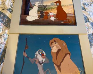 Disney lithographs 