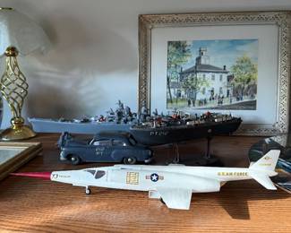 Models and wartime toys