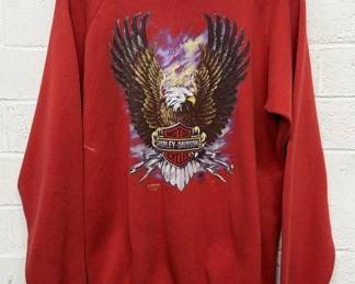 3d Emblem harley crewneck