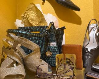 Brahmin leather bags and Peter Kaiser shoes