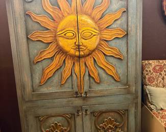 San Miguel de Allende Carved Armoire