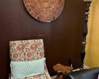 Lamp and Side Chair