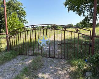 Steel entry gate