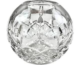 Galway Irish Crystal Longford 4" Rose Bowl With Box