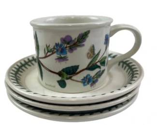 Portmeirion "The Botanic Garden" 1 Cup, 3 Saucers