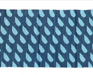 New! Danica Studio Jacquard Bath Mat - Raindrops