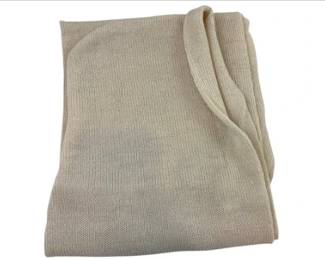 Ready For Winter! Alpaca Yarn Off White Hooded Scarf