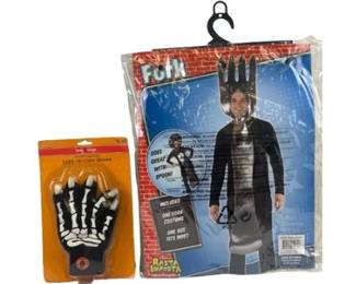 Rasta Imposta Fork Halloween Costume And Light Up Claw Gloves