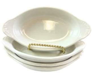 4 Small Casserole Dishes By Hall USA