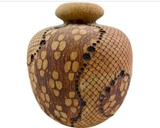Don McWhorter Signed Vintage Studio Stoneware Bud Vase