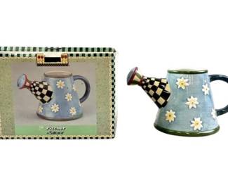 Vintage Debbie Mumm For Sakura Hand-Painted Ceramic Pitcher