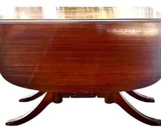 Vintage Duncan Phyfe Style Drop Leaf Table