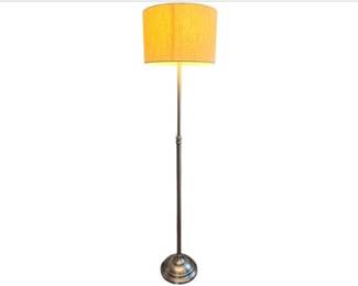 Adjustable Floor Lamp With Drum Shade