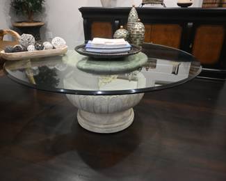 Round Glass Coffee Table