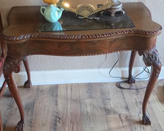 Claw Foot Antique Entry Table 