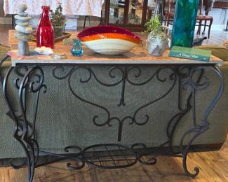 Marble Top Sofa Table - Home Decor