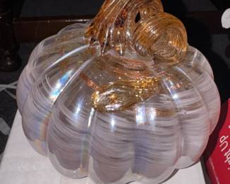 glass pumpkin