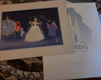 Cinderella Lithograph