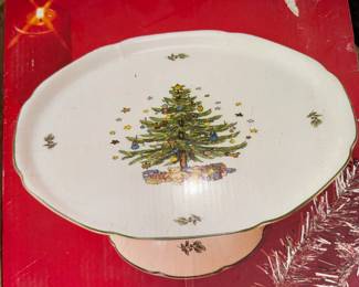 cake/cookie tray on pedestal