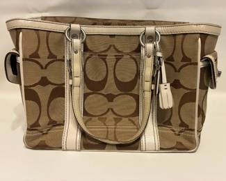 Coach signature tote, $60