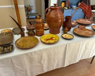 Beautiful selection of redware