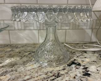 Vintage Fostoria American Cubist Pedestal, $45