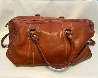 Floto Italian leather weekender duffel, $120