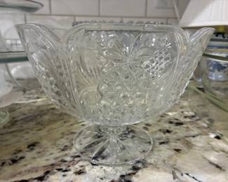 Shannon Crystal Pineapple Pedestal bowl, $20