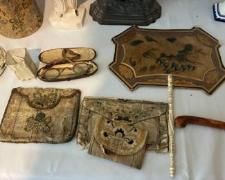 Victorian face screen, $75; other pieces pictured will be in the showcase